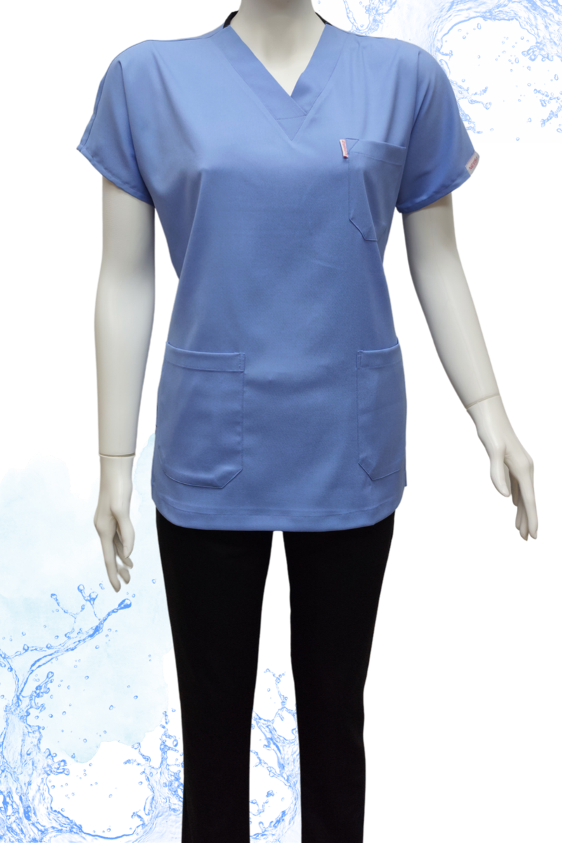 Bebe Mavisi - Siyah Kombin Unisex Uniforma (Likralı)