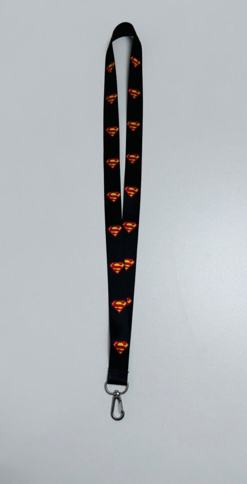 Superman Siyah Boyun Askısı