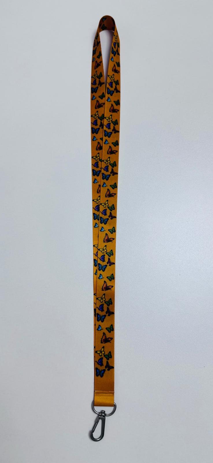 Kelebekli Sarı Boyun Askısı