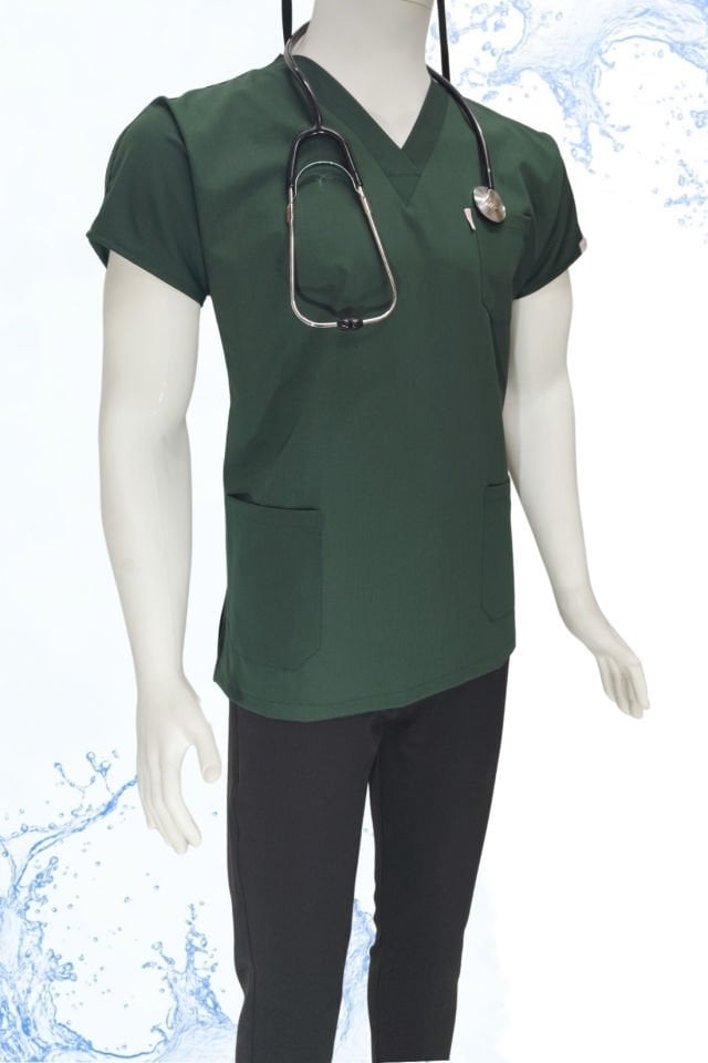 Zümrüt - Siyah Kombin Unisex Uniforma (Likralı)