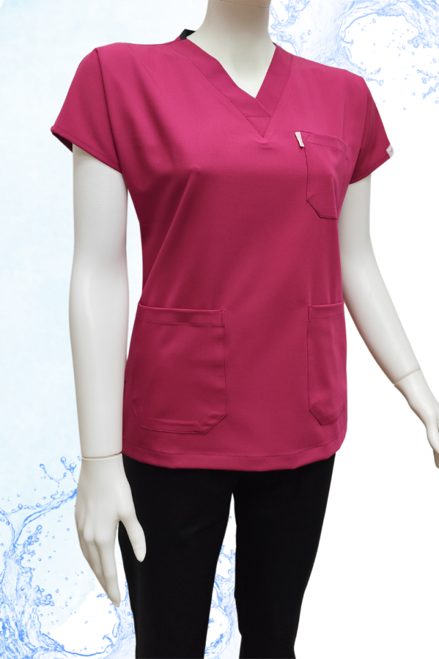 Gül Kurusu - Siyah Kombin Unisex Uniforma (Likralı) S - TEK ÜST - EVET İSİM YAZILSIN