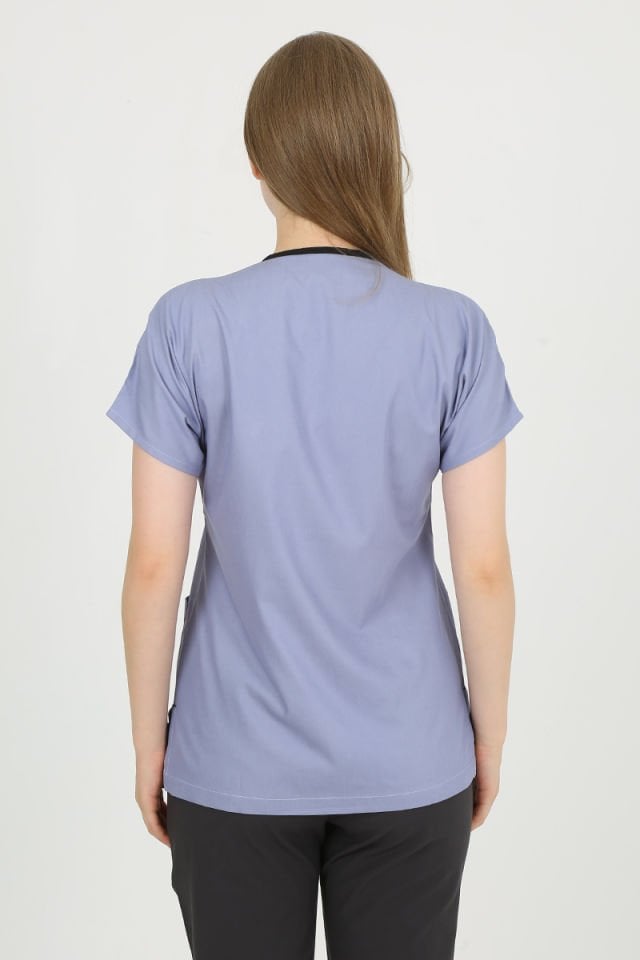 Açık Kot - Füme Kombin Unisex Uniforma (Likralı)